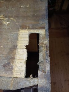 Antiquität Biedermeier Schrank